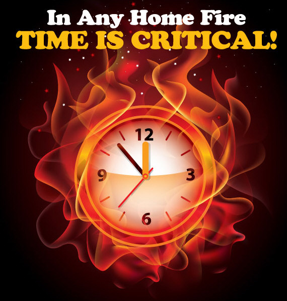 In Any Home Fire, Time is Critical!